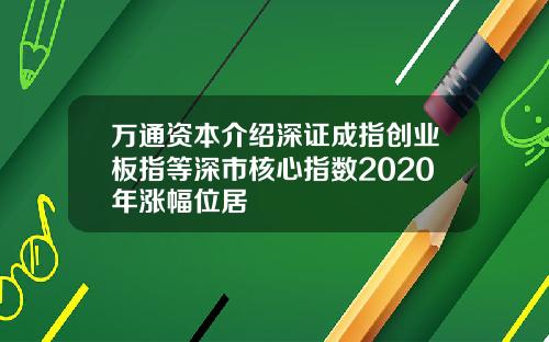 万通资本介绍深证成指创业板指等深市核心指数2020年涨幅位居