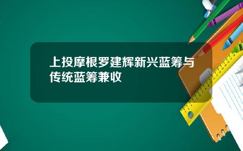 上投摩根罗建辉新兴蓝筹与传统蓝筹兼收