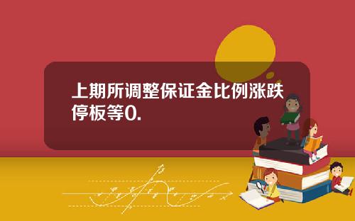 上期所调整保证金比例涨跌停板等0.