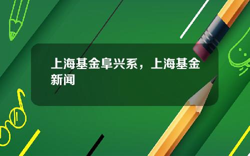 上海基金阜兴系，上海基金新闻