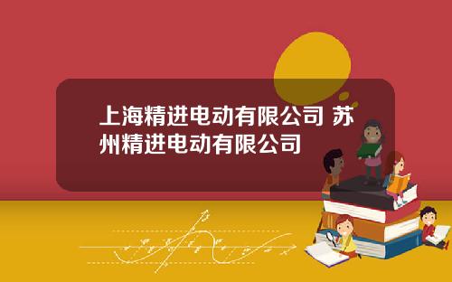 上海精进电动有限公司 苏州精进电动有限公司