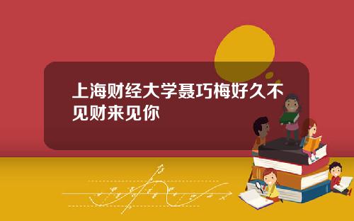 上海财经大学聂巧梅好久不见财来见你