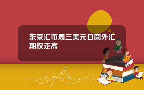 东京汇市周三美元日圆外汇期权走高