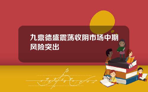 九鼎德盛震荡收阴市场中期风险突出
