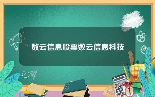 数云信息股票数云信息科技