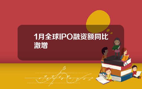1月全球IPO融资额同比激增