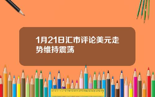 1月21日汇市评论美元走势维持震荡