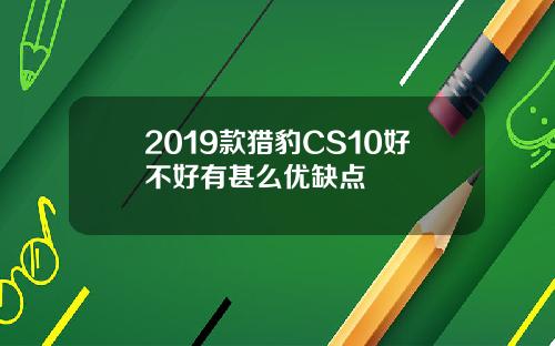 2019款猎豹CS10好不好有甚么优缺点