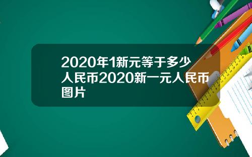 2020年1新元等于多少人民币2020新一元人民币图片