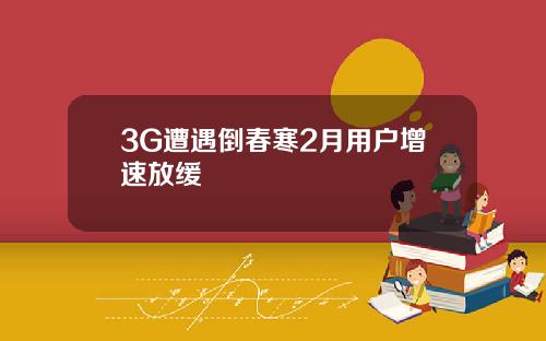 3G遭遇倒春寒2月用户增速放缓