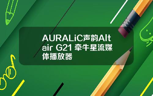 AURALiC声韵Altair G21 牵牛星流媒体播放器