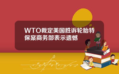 WTO裁定美国胜诉轮胎特保案商务部表示遗憾