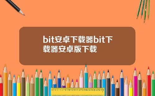 bit安卓下载器bit下载器安卓版下载