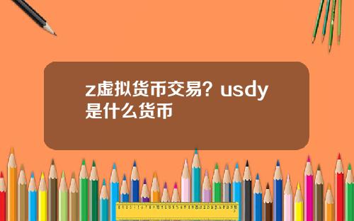 z虚拟货币交易？usdy是什么货币