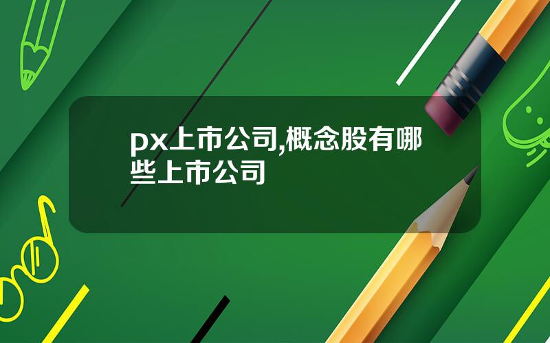 px上市公司,概念股有哪些上市公司