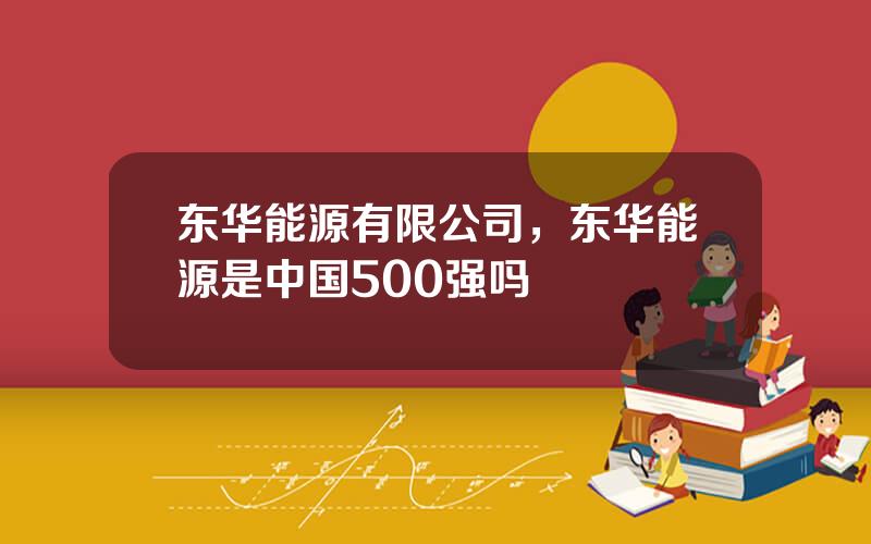 东华能源有限公司，东华能源是中国500强吗