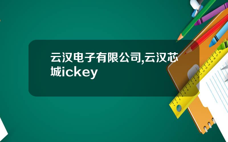 云汉电子有限公司,云汉芯城ickey