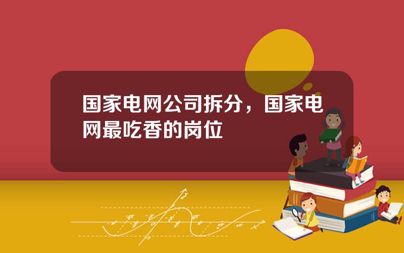 国家电网公司拆分，国家电网最吃香的岗位